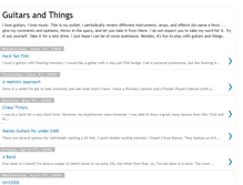Tablet Screenshot of guitarsandthings.blogspot.com