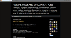 Desktop Screenshot of animalwelfareorganisations.blogspot.com