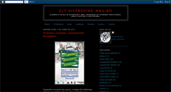 Desktop Screenshot of elykickboxing.blogspot.com