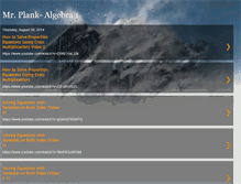 Tablet Screenshot of plankalgebra1.blogspot.com