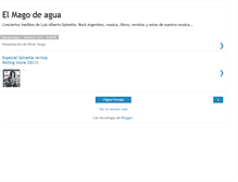 Tablet Screenshot of elmagodeagua.blogspot.com