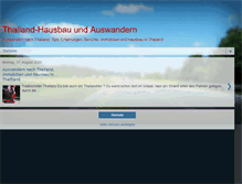 Tablet Screenshot of nach-thailand-auswandern.blogspot.com