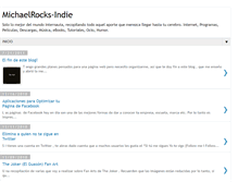 Tablet Screenshot of michaelrocks-indie.blogspot.com