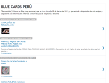 Tablet Screenshot of bluecardsperu.blogspot.com