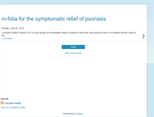 Tablet Screenshot of mfolia.blogspot.com