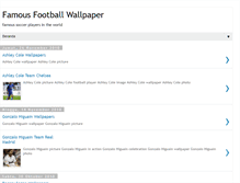 Tablet Screenshot of famous-football-wallpaper.blogspot.com