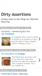 Mobile Screenshot of dirtyassertions.blogspot.com