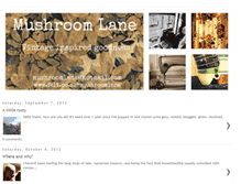 Tablet Screenshot of mushroomlane.blogspot.com