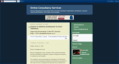 Desktop Screenshot of online-consultancy-services.blogspot.com