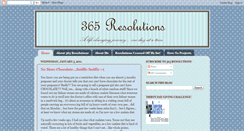Desktop Screenshot of 365resolutions.blogspot.com