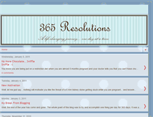 Tablet Screenshot of 365resolutions.blogspot.com
