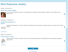 Tablet Screenshot of mostexpensivejewelrylatest.blogspot.com