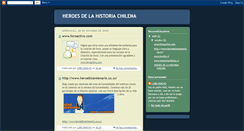 Desktop Screenshot of heroesdelahistoriachilena.blogspot.com