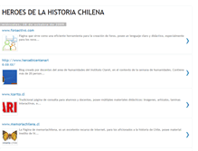 Tablet Screenshot of heroesdelahistoriachilena.blogspot.com