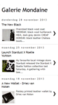 Mobile Screenshot of galeriemondaine.blogspot.com