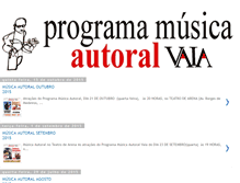 Tablet Screenshot of programamusicaautoral.blogspot.com