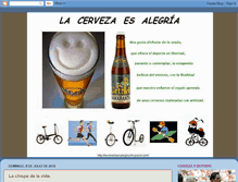 Tablet Screenshot of lacervezaesalegria.blogspot.com