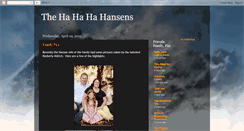 Desktop Screenshot of hahahahansens.blogspot.com