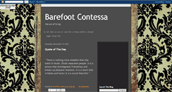 Desktop Screenshot of barefootedcontessa.blogspot.com