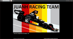 Desktop Screenshot of juanhracingteam.blogspot.com