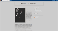 Desktop Screenshot of mysoulstrong.blogspot.com