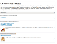 Tablet Screenshot of carbohidratosfibrosos.blogspot.com