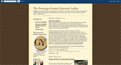 Desktop Screenshot of newaygocountycemeteryladies.blogspot.com