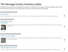 Tablet Screenshot of newaygocountycemeteryladies.blogspot.com