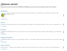 Tablet Screenshot of comunidadcolombialgtbsomos.blogspot.com