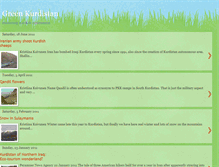 Tablet Screenshot of greenkurdistan.blogspot.com