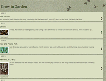 Tablet Screenshot of crow-in-garden.blogspot.com