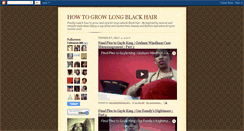 Desktop Screenshot of howtogrowlongblackhair.blogspot.com