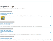 Tablet Screenshot of dragonballclips.blogspot.com