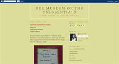 Desktop Screenshot of dee-unessentials.blogspot.com