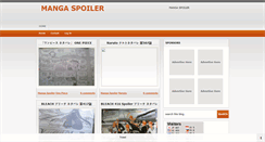 Desktop Screenshot of mangaspoilerblog.blogspot.com