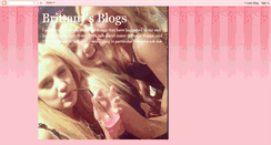 Desktop Screenshot of brittanyandherblog.blogspot.com