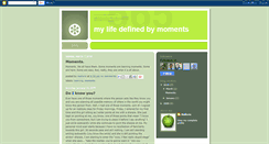 Desktop Screenshot of mylifedefinedbymoments.blogspot.com