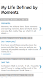 Mobile Screenshot of mylifedefinedbymoments.blogspot.com