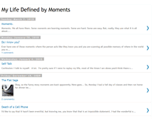 Tablet Screenshot of mylifedefinedbymoments.blogspot.com