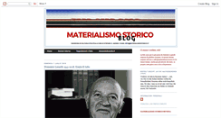 Desktop Screenshot of materialismostorico.blogspot.com