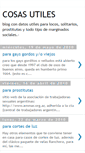 Mobile Screenshot of cosasutiles-fantasma.blogspot.com
