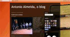 Desktop Screenshot of antonioalmeidablog.blogspot.com