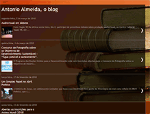 Tablet Screenshot of antonioalmeidablog.blogspot.com