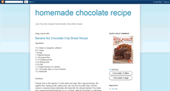 Desktop Screenshot of homemadechocolaterecipe.blogspot.com