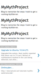 Mobile Screenshot of mymythproject.blogspot.com