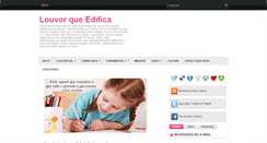 Desktop Screenshot of louvorqueedifica.blogspot.com