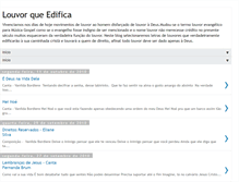 Tablet Screenshot of louvorqueedifica.blogspot.com