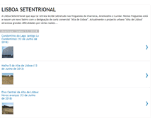 Tablet Screenshot of lisboasetentrional.blogspot.com