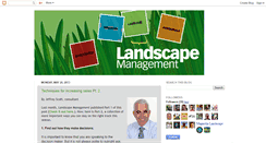 Desktop Screenshot of landscapemanagement.blogspot.com