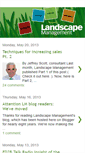Mobile Screenshot of landscapemanagement.blogspot.com